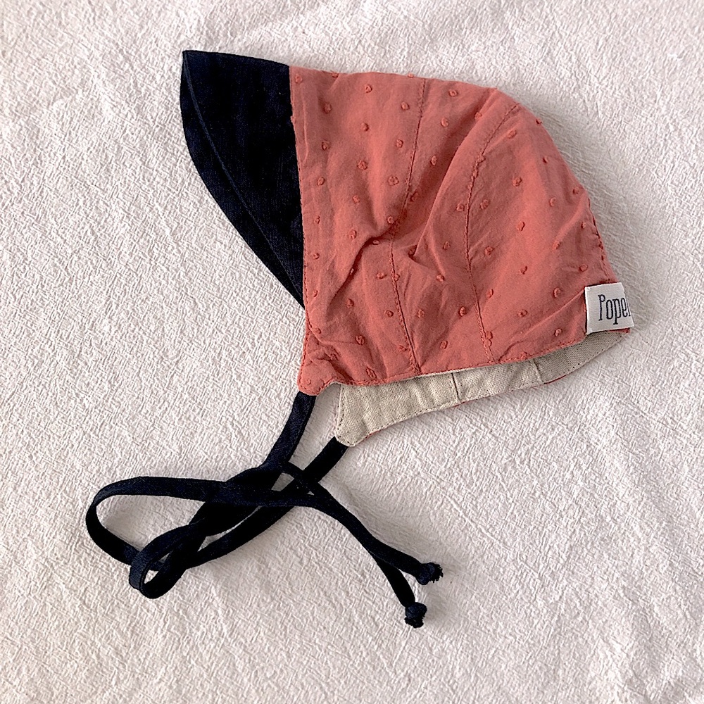 Popelin 6-12m Bonnet